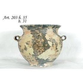 VASO CERAMICA GASPO H.35 ART.203 MEDITERRANEO VASO CERAMICA GASPO H.35 ART.203 MEDITERRANEO