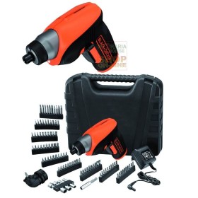 BLACK AND DECKER AVVITATORE A BATTERIA LITIO 3,6 V SVITAAVVITA SET-98 CS3652LKA BLACK AND DECKER AVVITATORE A BATTERIA LITIO 3,6 V SVITAAVVITA