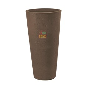DIMARTINO VASO CON PORTAVASO TIRSO PLUS WHITE CHOCOLATE DIAM. 40 X 78 H. DIMARTINO VASO CON PORTAVASO TIRSO PLUS WHITE CHOCOLATE DIAM.