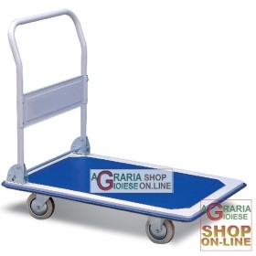 CARRELLO CON PIANALE QUATTRO RUOTE CM. 92x62x6 GRANDE PORTATA KG. 150 CARRELLO CON PIANALE QUATTRO RUOTE CM. 92x62x6 GRANDE PORTATA