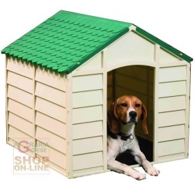 CUCCIA PER CANI IN PLASTICA PVC CM. 72X71X68H. SOMTABILE VERDE CUCCIA PER CANI IN PLASTICA PVC CM. 72X71X68H. SOMTABILE VERDE