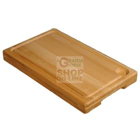REBER TAGLIERE IN FAGGIO NATURALE CON SCANALATURE PER SCOLO LIQUIDI CM. 60X30X5 REBER TAGLIERE IN FAGGIO NATURALE CON SCANALATURE PER SCOLO