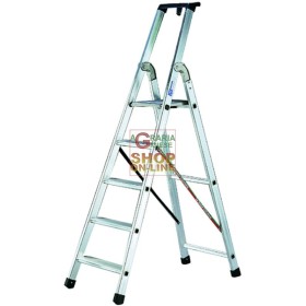 SCALA IN ALLUMINIO QUADRA SEZIONE 24X50 3 GRADINI SCALA IN ALLUMINIO QUADRA SEZIONE 24X50 3 GRADINI