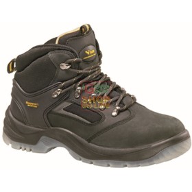 SCARPE DA LAVORO NABUK   IN SICUREZZA VIGOR IN PELLE DI NABUK S3 ALTE NERE TG. DAL 39 AL 46 SCARPE DA LAVORO IN SICUREZZA VIGOR IN PELLE DI NABUK S3 ALTE
