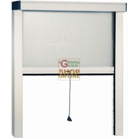 ZANZARIERA IN ALLUMINIO SOTTILE VERTICALE BIANCO CM.100X250 ZANZARIERA IN ALLUMINIO SOTTILE VERTICALE BIANCO CM.100X250