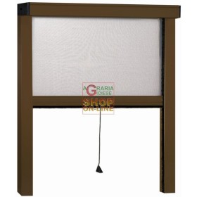 ZANZARIERA IN ALLUMINIO SOTTILI VERTICALE MARRONE CM. 100X250 ZANZARIERA IN ALLUMINIO SOTTILI VERTICALE MARRONE CM. 100X250