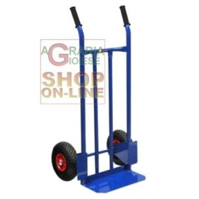 CARRELLO PORTACASSE CON 2 RUOTE PNEUMATICO MM. 260 MOD. ITALIA KG. 250 CARRELLO PORTACASSE CON 2 RUOTE PNEUMATICO MM. 260 MOD. ITALIA