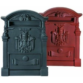CASSETTA DELLA POSTA IN GHISA MOD. REGIA COLORE ROSSA cm. 28X9X41H CASSETTA DELLA POSTA IN GHISA MOD. REGIA COLORE ROSSA cm.