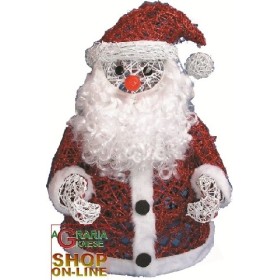 BABBO NATALE IN FILO LUMINOSO GRANDE CM. 58 BABBO NATALE IN FILO LUMINOSO GRANDE CM. 58
