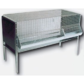 GABBIA PER PULCINI E POLLI INGRASSO CM. 100x50x65h. GABBIA PER PULCINI E POLLI INGRASSO CM. 100