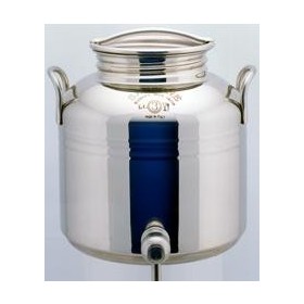 SANSONE CONTENITORE INOX IL GIOIELLO CON RUBINETTO LT. 3 SANSONE CONTENITORE INOX IL GIOIELLO CON RUBINETTO LT. 3 CON