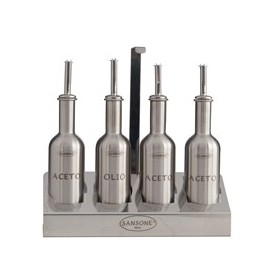 SANSONE STAND 4 POSTI BOTTIGLIE INOX CL. 25 SANSONE STAND 4 POSTI BOTTIGLIE INOX CL. 25