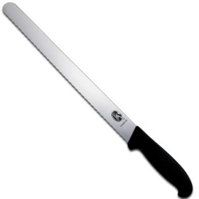 VICTORINOX COLTELLINE PER SALATI LAMA ONDULATA MANICO IN FIBROX CM. 36 VICTORINOX COLTELLINE PER SALATI LAMA ONDULATA MANICO IN FIBROX