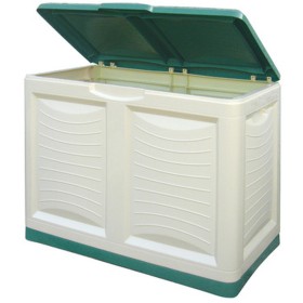 Contenitore multiuso Bama Mettitutto da lt. 200 colore verde muschio cm. 78x45x64h. Contenitore multiuso Bama Mettitutto da lt. 200 colore verde