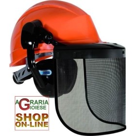 ELMETTO VENITEX FORESTIER-2 CON VISIERA CUFFIA IN POLITENE BOSCAIOLO ELMETTO VENITEX FORESTIER-2 CON VISIERA CUFFIA IN POLITENE