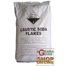 SODA CAUSTICA A SCAGLIE IN SACCO KG. 25 SODA CAUSTICA A SCAGLIE IN SACCO KG. 25