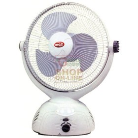 MAX VENTILATORE DA TAVOLO 30CM CON RADIO MAX VENTILATORE DA TAVOLO 30CM CON RADIO