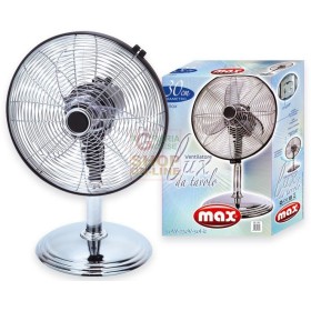 MAX VENTILATORE TAVOLO METALLO LUX 30 MAX VENTILATORE TAVOLO METALLO LUX 30