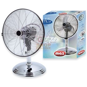 MAX VENTILATORE TAVOLO METALLO LUX 40 MAX VENTILATORE TAVOLO METALLO LUX 40