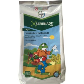 BAYER SERENADE MAX FUNGICIDA E BATTERICIDA ANTIBOTRITICO CONSENTITO IN AGRICOLTURA BIOLOGICO A BASE DI Bacillus subtilis KG. 1 BAYER SERENADE MAX FUNGICIDA E BATTERICIDA ANTIBOTRITICO