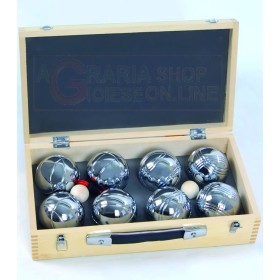 BOCCE PETANCA BLINKY SET-2X4 CASSETTA LEGNO PZ.8 GR. 720 BOCCE PETANCA BLINKY SET-2X4 CASSETTA LEGNO PZ.8 GR. 720