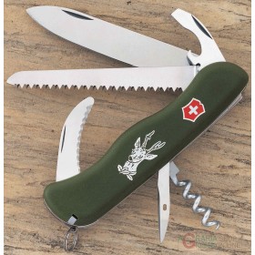 VICTORINOX HUNTER VERDE OLIVA COLTELLO MULTIUSO PER CACCIA 0.8873.4 VICTORINOX HUNTER VERDE OLIVA COLTELLO MULTIUSO PER CACCIA