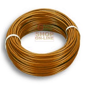 CAVO ELETTRICO UNIPOLARE SEZIONE 1 X 2,5 MARRONE MT. 100 CAVO ELETTRICO UNIPOLARE SEZIONE 1 X 2,5 MARRONE MT. 100