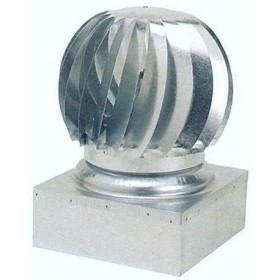 FUMAIOLO TURBO INOX PER CANNA FUMARIA ANTIPIOGGIA AISI 304 CM. 20X20 FUMAIOLO TURBO INOX PER CANNA FUMARIA ANTIPIOGGIA AISI 304 CM.