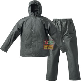 IUGAZU IMPERMEABILE COMPLETO VERDE IN  POLIURETANO PVC IUGAZU IMPERMEABILE COMPLETO VERDE IN POLIURETANO PVC