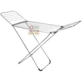 METALTEX LIPARI STENDIBIANCHERIA PIEGHEVOLE CON FILI IN ALLUMINIO METALTEX LIPARI STENDIBIANCHERIA PIEGHEVOLE CON FILI IN