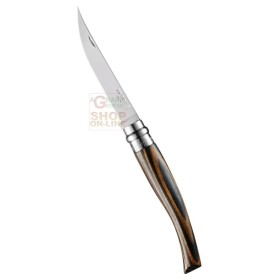 OPINEL INOX EFFILES N. 10 MANICO  LAMINATO MARRONE E NERO OPINEL INOX EFFILES N. 10 MANICO LAMINATO MARRONE E NERO