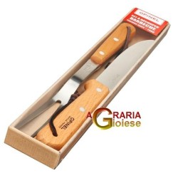 OPINEL SET DUO COLTELLO E FORCHETTONE PER BARBECUE OPINEL SET DUO COLTELLO E FORCHETTONE PER BARBECUE