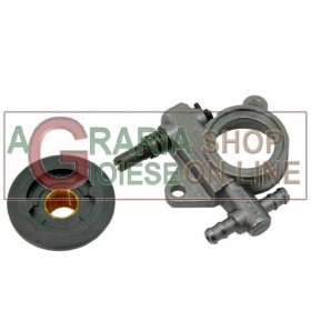 POMPA OLIO PER MOTOSEGA ALPINA PR270 ZENOAH KOMATSU HUSQVARNA T425 ORIGINALE POMPA OLIO PER MOTOSEGA ALPINA PR270 ZENOAH KOMATSU HUSQVARNA