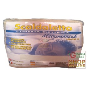 TERMOCOPERTA PER LETTO MATRIMONIALE COPERTA TERMICA SCALDALETTO Cm140x160 TERMOCOPERTA PER LETTO MATRIMONIALE COPERTA TERMICA SCALDALETTO