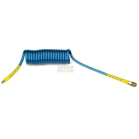 TUBO PER COMPRESSORE SPIRALATO POLIURETANO CON INNESTO RAPIDO 8X12 MT. 12 TUBO PER COMPRESSORE SPIRALATO POLIURETANO CON INNESTO RAPIDO