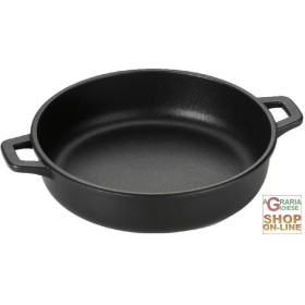 TEGAME IN ALLUMINIO PRESSOFUSO ALTO SPESSORE ANTIADERENTE CM. 30 h. 7,5 TEGAME IN ALLUMINIO PRESSOFUSO ALTO SPESSORE ANTIADERENTE CM.