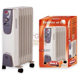 MAX RADIATORE AD OLIO 7 ELEMENTI 1500 W MAX RADIATORE AD OLIO 7 ELEMENTI 1500 W