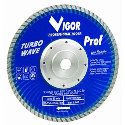 DISCO DIAMANTATO TURBO WAVE PROF BLU DIAM. MM. 230