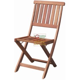 SEDIA IN LEGNO PIEGHEVOLE VIGOR MOD. NINFA 54X59X88H. SEDIA IN LEGNO PIEGHEVOLE VIGOR MOD. NINFA 54X59X88H.