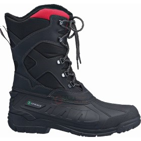 STIVALI SPIRALE CANADESI INVERNALI NERO IN TEFAPRENE IDROREPELLENTE IMBOTTITI TAGLIA 39 AL 47 STIVALI SPIRALE CANADESI INVERNALI NERO IN TEFAPRENE