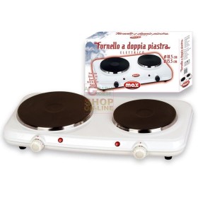 MAX FORNELLO ELETTRICO 2 PIASTRE MAX FORNELLO ELETTRICO 2 PIASTRE