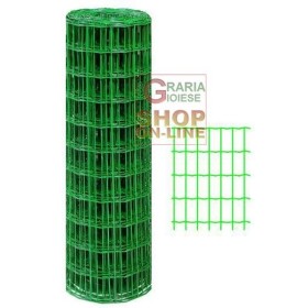 RETE METALLICA ELETTROSALDATA PLASTIFICATA ITALIA 75X60 MT.10 CM. 150 H. RETE METALLICA ELETTROSALDATA PLASTIFICATA ITALIA 75X60 MT.10