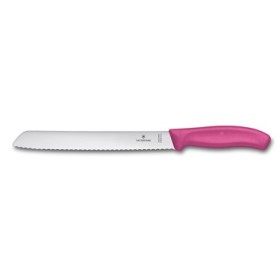 VICTORINOX COLTELLO DA CUCINA PER PANE MANICO FIBROX ROSA VICTORINOX COLTELLO DA CUCINA PER PANE MANICO FIBROX ROSA