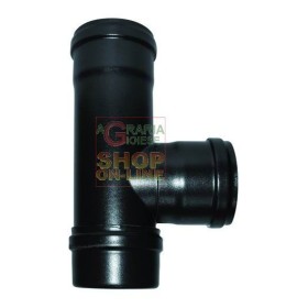 DEVIAZIONI T SMALBO PER STUFA A PELLET F/F MM.1 CON ISPEZIONE