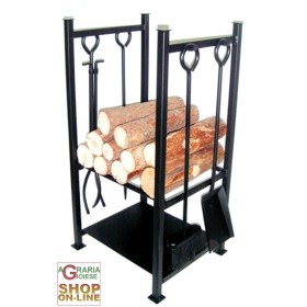PORTALEGNA CON 4 ATTREZZI CASTLE cm. 36x32x72h PORTALEGNA CON 4 ATTREZZI CASTLE cm. 36x32x72h