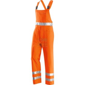 PANTALONE CON PETTORINA A SALOPET ARANCIO REFLEX ALTA VISIBILITA TAGLIA TG. 46 AL 60 PANTALONE CON PETTORINA A SALOPET ARANCIO REFLEX ALTA