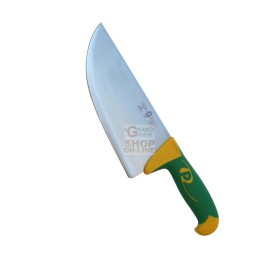 PAOLUCCI COLTELLO MEZZO COLPO MANICO IN POLIPROPILENE E GOMMA CM. 22 PAOLUCCI COLTELLO MEZZO COLPO MANICO IN POLIPROPILENE E GOMMA