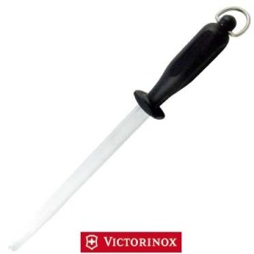 VICTORINOX ACCIAINO PROFESSIONALE OVALE CON MAMICO IN NERO CM. 27 7.8343 VICTORINOX ACCIAINO PROFESSIONALE OVALE CON MAMICO IN NERO CM.