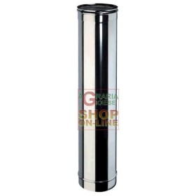 TUBO INOX PER CANNA FUMARIA AISI 304 CM. 100 DIAMETRO MM. 300 TUBO INOX PER CANNA FUMARIA AISI 304 CM. 100 DIAMETRO MM. 300