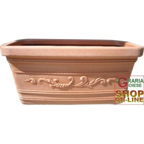 VASO FIORIERA IN PLASTICA FESTONATA PRESTIGE 80x39x35h. VASO FIORIERA IN PLASTICA FESTONATA PRESTIGE 80x39x35h.